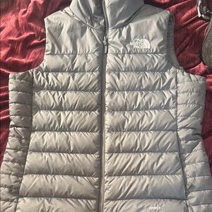 The North Face Women's Gray Puffer Vest